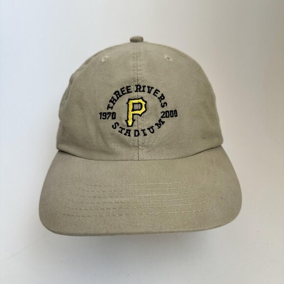 Fantastic Other - VTG Pittsburgh Pirates Three Rivers Stadium 1970-2008 Adjustable Strap Hat Cap